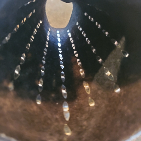 🐕 Pair of black leather studded gauntlets - Picture 5 of 6